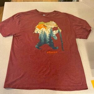 Aspen Graphic Maroon T-Shirt